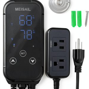 MEISAIL Temperature Controller Blue Screen Dual Display-0