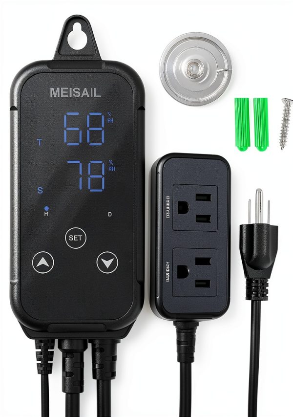 MEISAIL Temperature Controller Blue Screen Dual Display-0