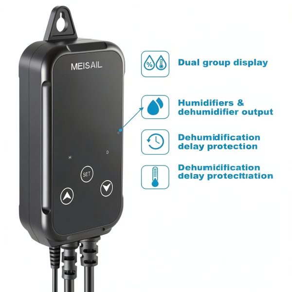 MEISAIL Temperature Controller Blue Screen Dual Display-4
