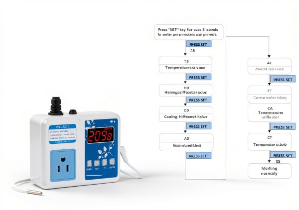 WILLHI Temperature Controller Digital Plug and Play-2