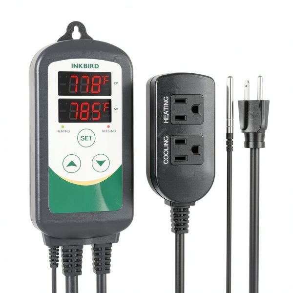 Inkbird Temperature Controller Heating Cooling Alarm ETL-0