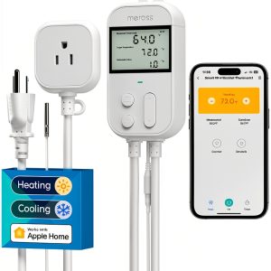 Meross Smart Temperature Controller Wi-Fi Heating Cooling-0