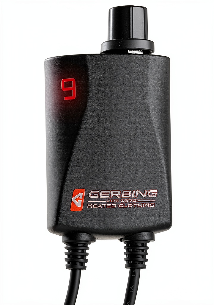 Gerbing 12V Temperature Controller showing LED display and knob design