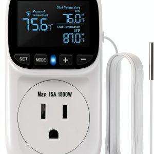 ZILLSEA Temperature Controller Programmable Heating Cooling-0