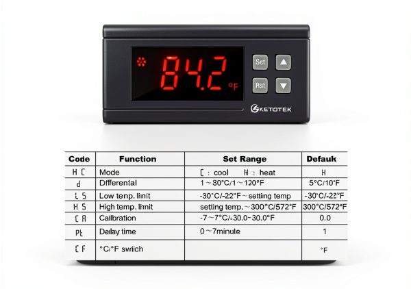 KETOTEK Temperature Controller KT8230 Relay Industrial-3