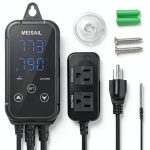 MEISAIL Temperature Controller Waterproof Sensor Blue Screen-0
