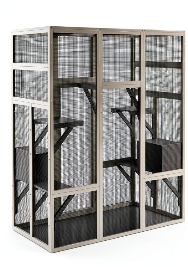 Large Catio Outdoor Cat Enclosure GarveeLife Patio Waterproof Roof-1
