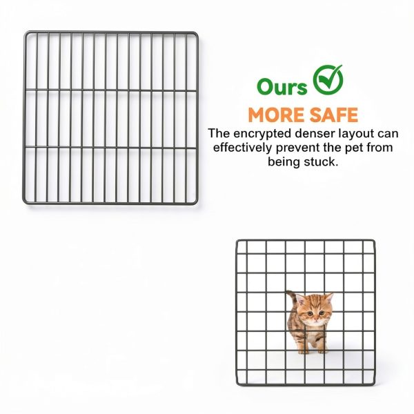 Cat Cage 4 Tier DIY Catio by Koreiman Outdoor Enclosure with Hammock-5