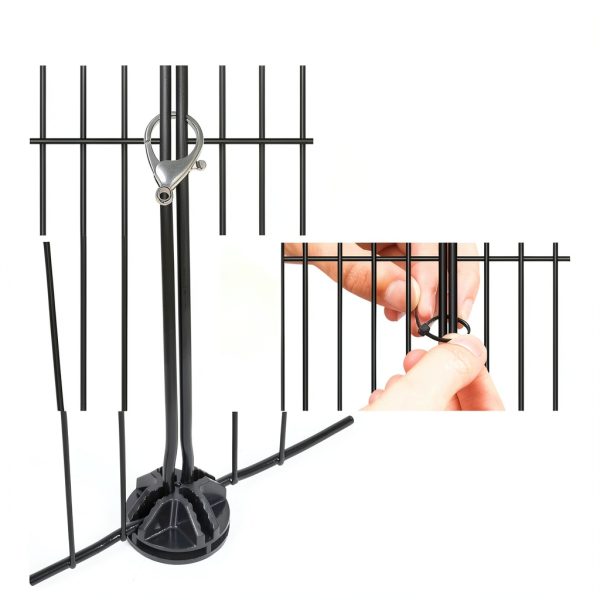 Cat Cage 4 Tier DIY Catio by Koreiman Outdoor Enclosure with Hammock-6