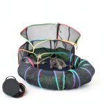Outdoor Cat Enclosure PLITTPETTS Rainbow Playpen Foldable Tent-0