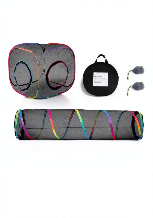 Outdoor Cat Enclosure Tunnel with Carry Bag – Unicorn Catcher 2‑Cube-7